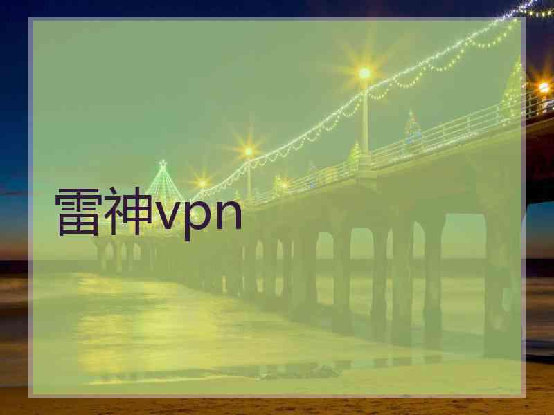 雷神vpn