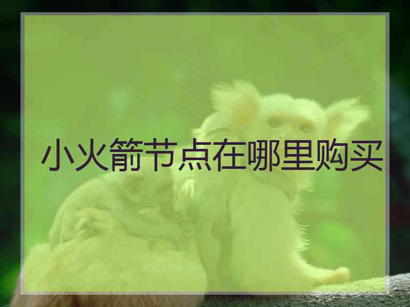 小火箭节点在哪里购买