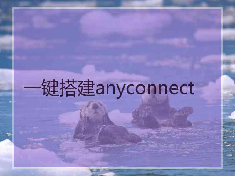 一键搭建anyconnect