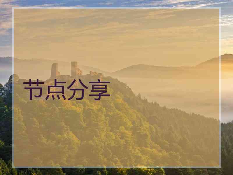 节点分享