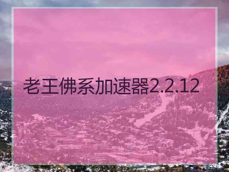 老王佛系加速器2.2.12