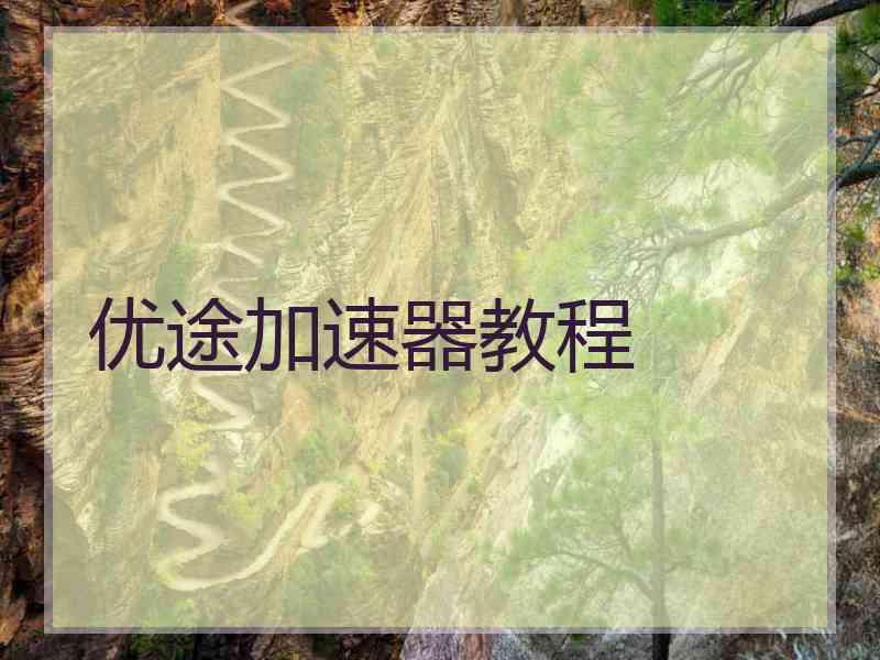 优途加速器教程