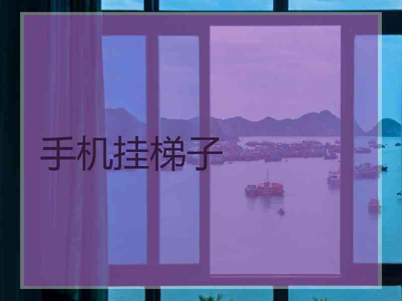手机挂梯子