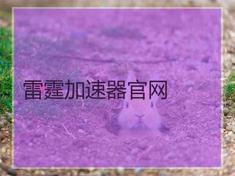 雷霆加速器官网