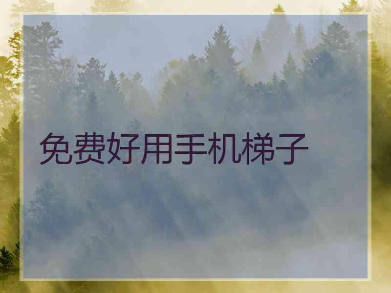 免费好用手机梯子
