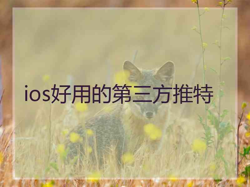 ios好用的第三方推特