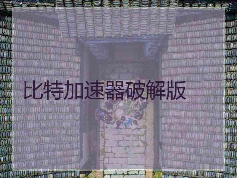 比特加速器破解版