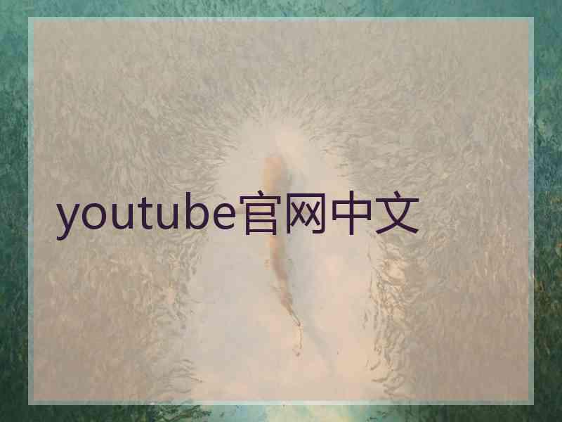 youtube官网中文