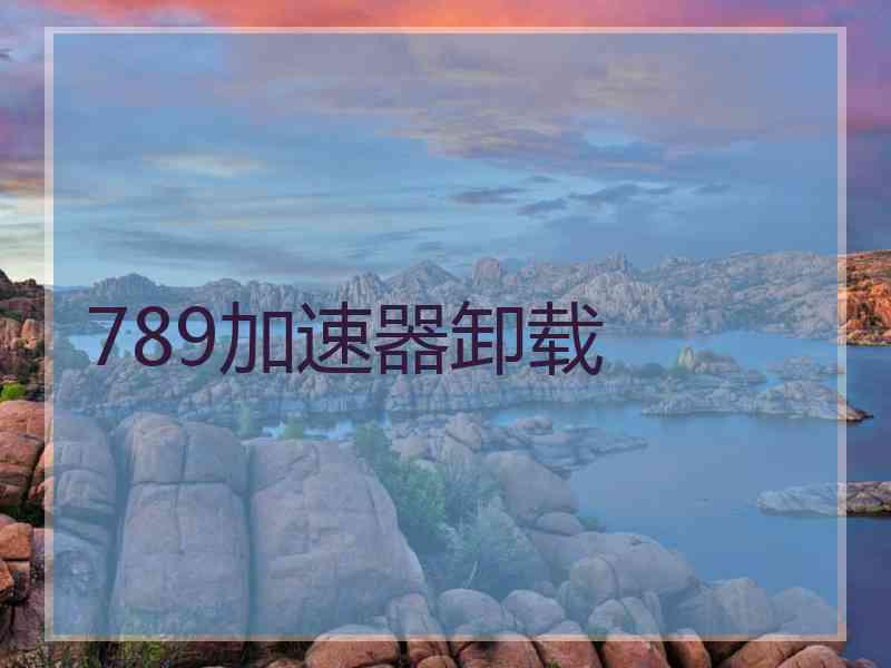 789加速器卸载