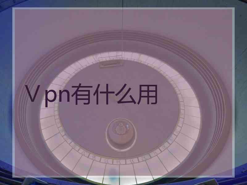 Ⅴpn有什么用