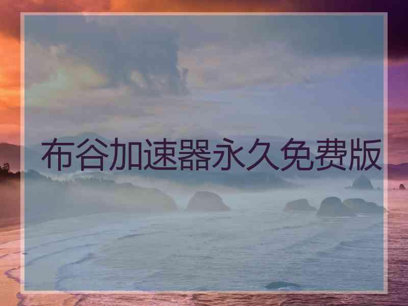布谷加速器永久免费版