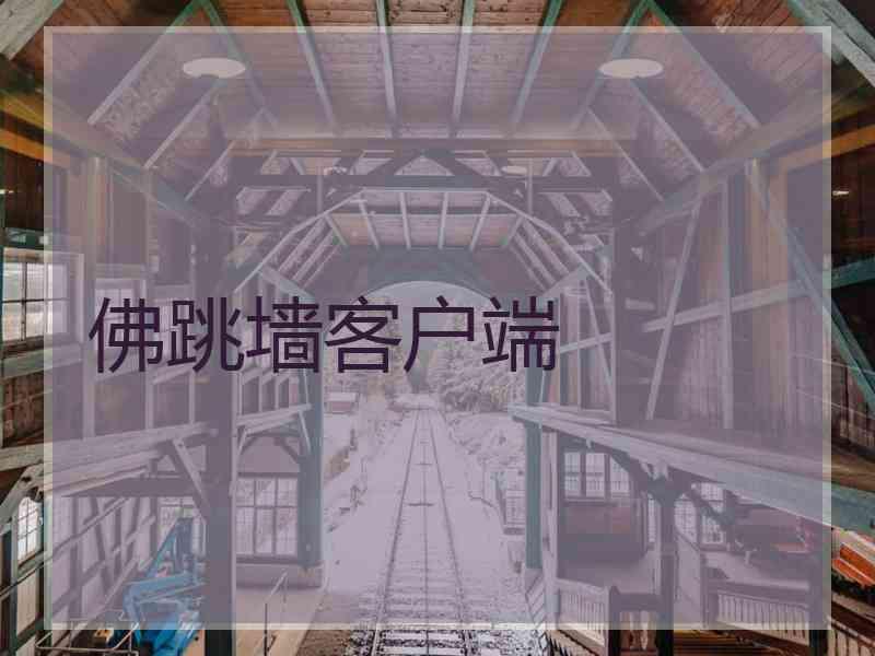 佛跳墙客户端
